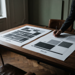 Annotierte Vorher-Nachher-Layouts für WordPress-Relaunch im Altbau-Büro