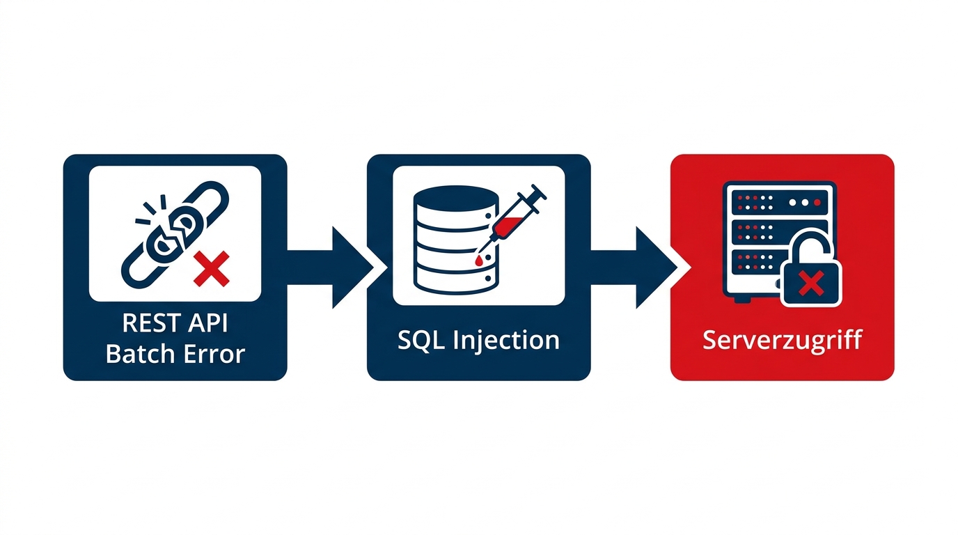 wp2shell Angriffskette: REST API Batch Error führt über SQL Injection zu vollständigem Serverzugriff