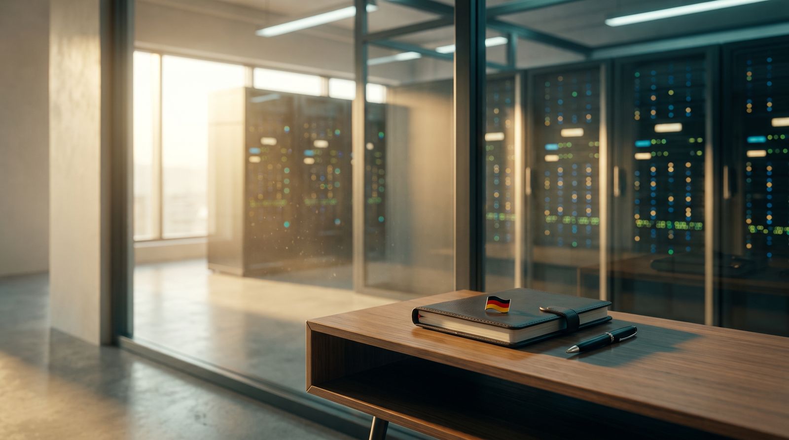 Deutscher Serverstandort als Symbol für DSGVO-konforme digitale Souveränität
