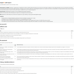 TransparAI Compliance-Report in der Druckansicht mit Dokument-Hash als Nachweis